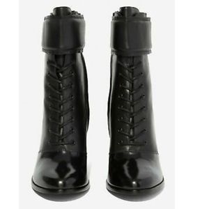 A7eiji Marike lace up boots w/ strap sz 6.5